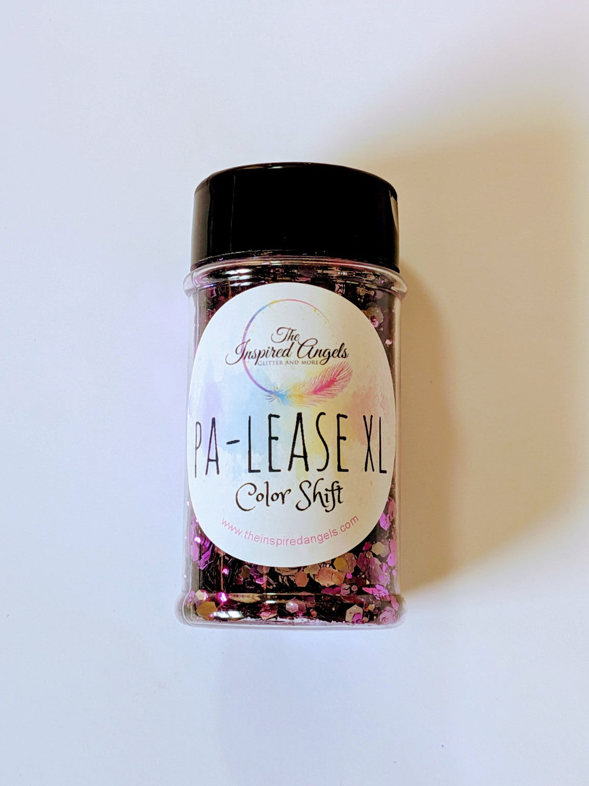 PA-LEASE XL Color Shift Chunky Glitter Mix – Pink & Gold Metallic Glitter | 2 oz Craft Glitter for Tumblers, Resin & DIY