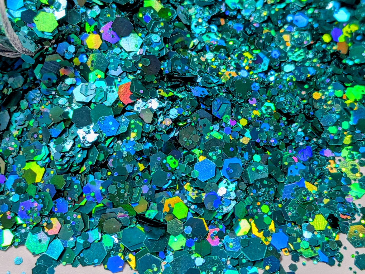 Blue Skies Holographic Chunky Glitter Mix – Blue & Teal Glitter | 2 oz Premium Glitter for Tumblers, Resin & Crafts
