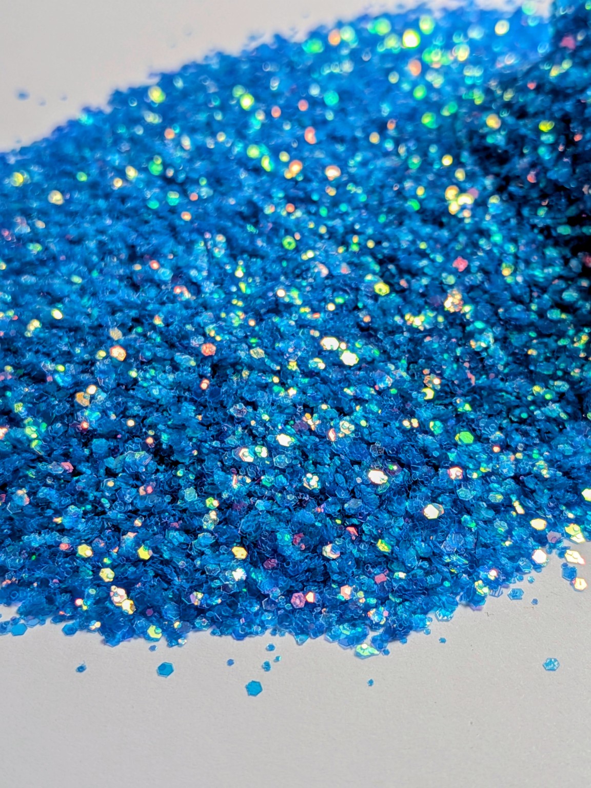 Blue Razz Fine Holographic Glitter – Bright Blue Glitter | 2 oz Premium Glitter for Tumblers, Resin & Crafts