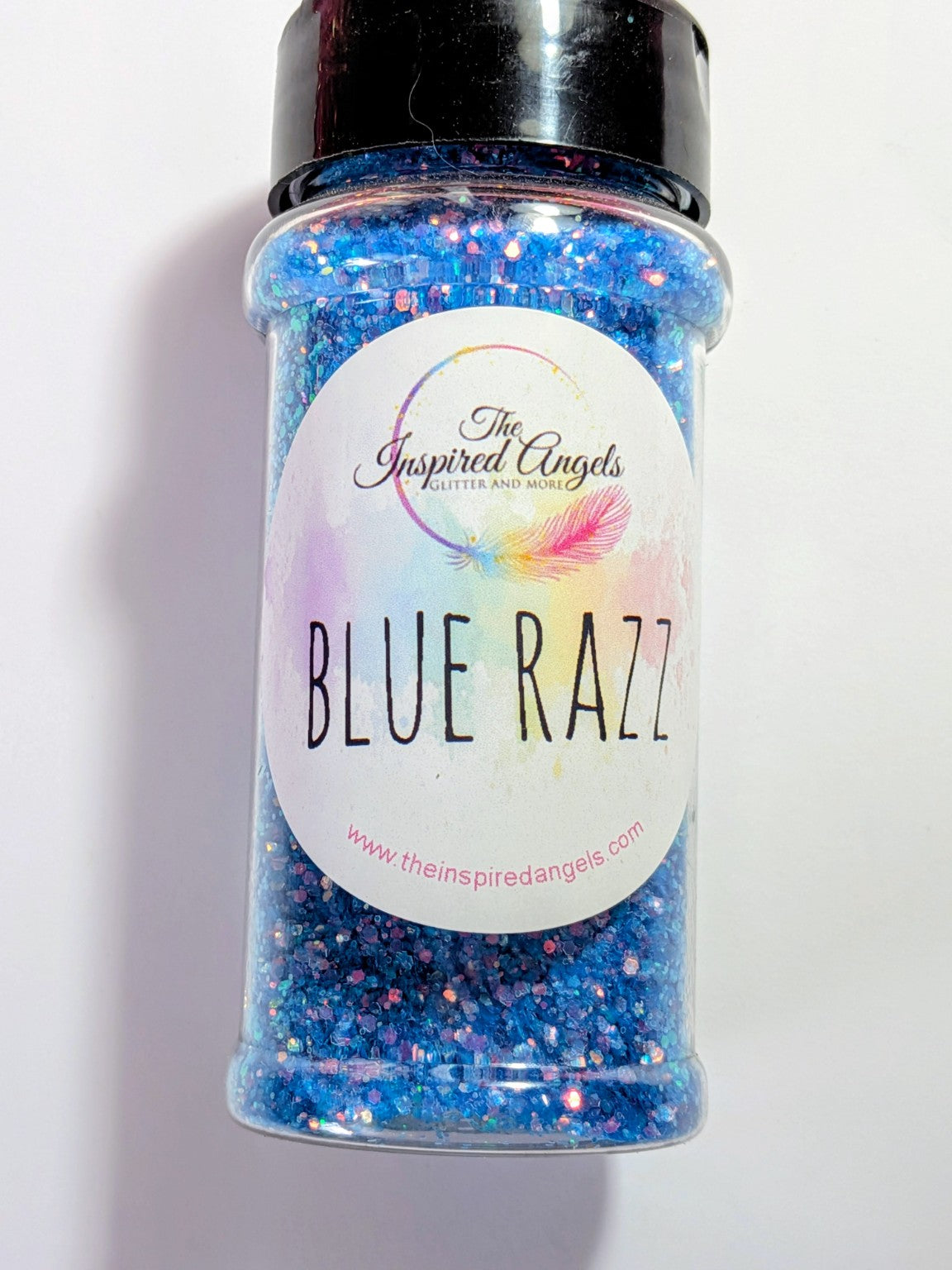 Blue Razz Fine Holographic Glitter – Bright Blue Glitter | 2 oz Premium Glitter for Tumblers, Resin & Crafts