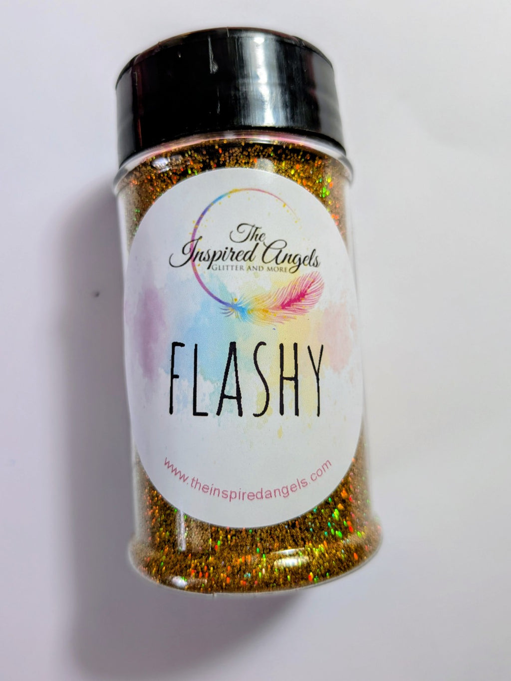 Flashy Fine Holographic Gold Glitter – Premium Gold Craft Glitter | 2 oz for Tumblers, Resin & DIY